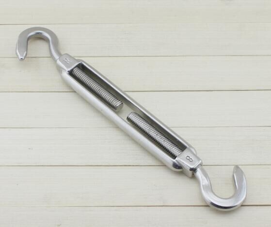 Stainless steel European Open body type Turnbuckle, hook and hook, hook and eye, fork and fork